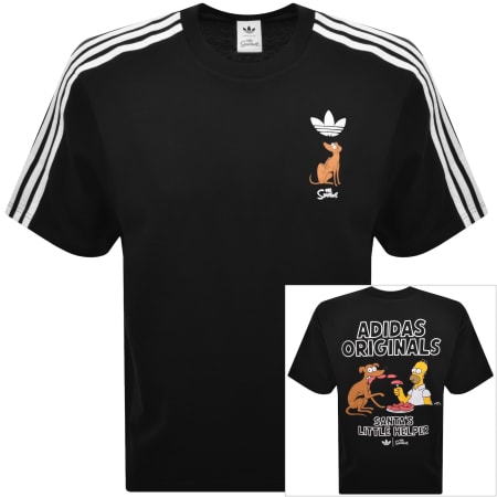 adidas Originals X The Simpsons T Shirt Black | Mainline Menswear us